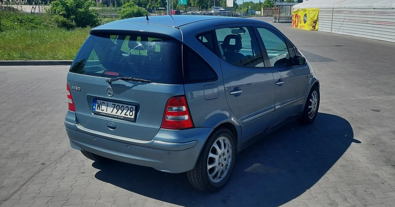 Mercedes-Benz Klasa A cena 8700 przebieg: 156000, rok produkcji 2003 z Ciechanów małe 121